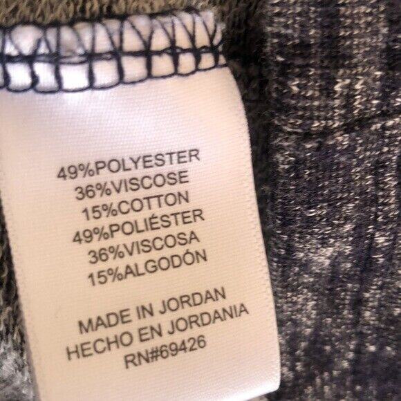 G.H. Bass & Co. size XXL Women’s Black Asymmetrical Zip Knit Cardigan Sweater - Picture 4 of 7